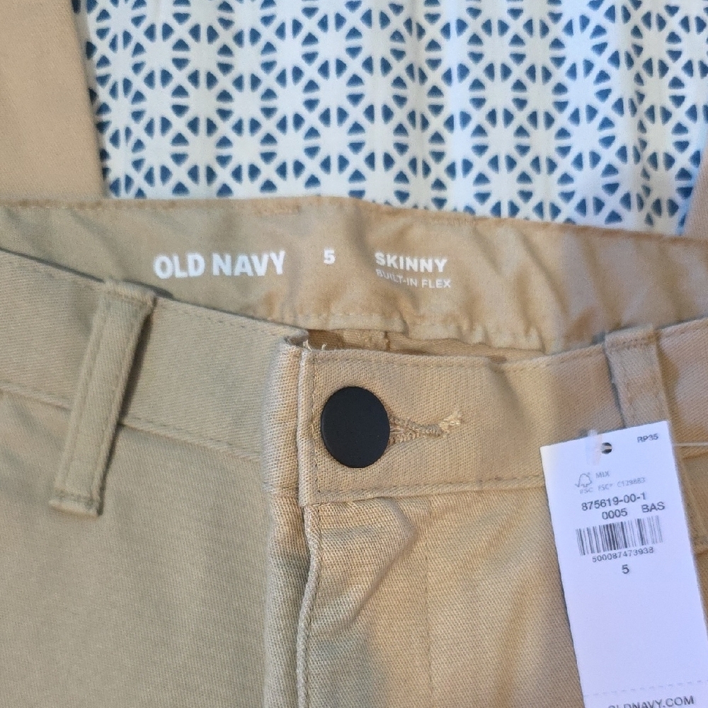 Old Navy Khaki School Uniform Pants - Picture 2 of 8
